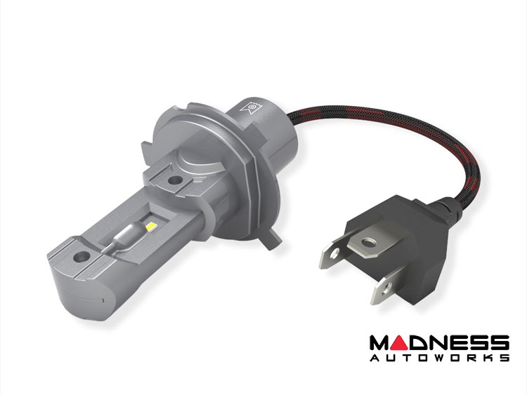 Headlight Bulbs (2) - H4 - Arc Lighting Tiny Monster - Concept Series LED w/ Adapter Harness